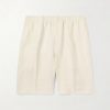 Straight-Leg Oasi Linen Shorts