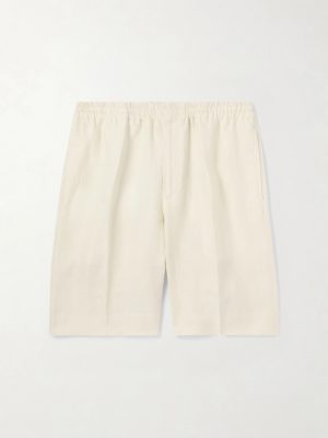 Straight-Leg Oasi Linen Shorts