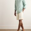 Straight-Leg Oasi Linen Shorts - OU
