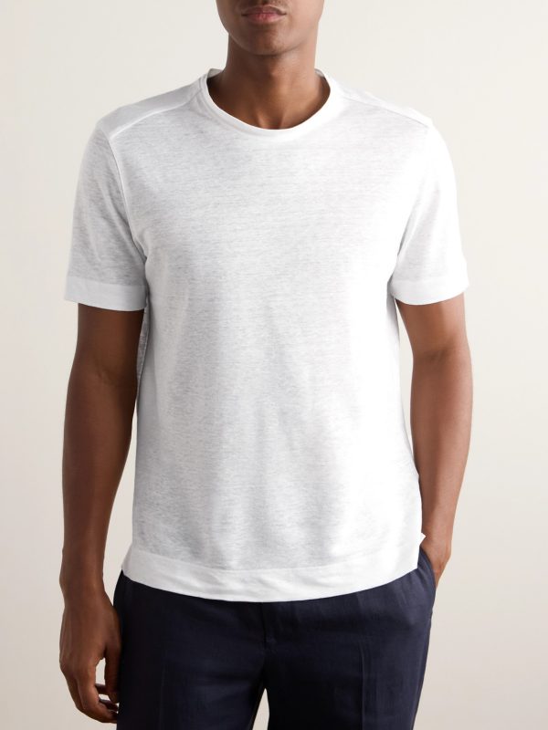 Linen-Jersey T-Shirt - FR Linen-Jersey T-Shirt - FR