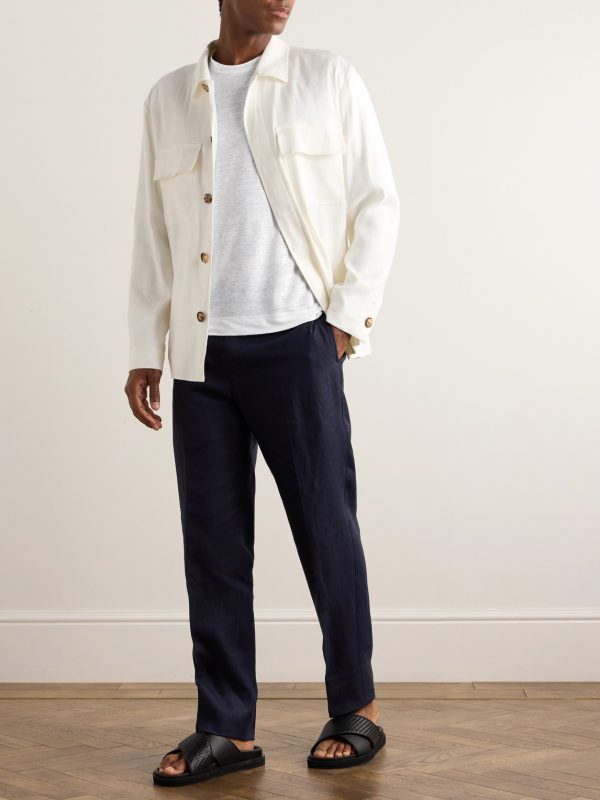Linen-Jersey T-Shirt - OU Linen-Jersey T-Shirt - OU