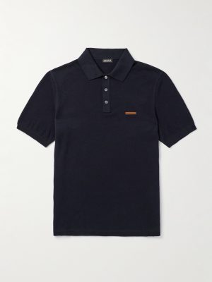 Slim-Fit Cotton-Piqué Polo Shirt Slim-Fit Cotton-Piqué Polo Shirt