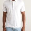 Slim-Fit Linen Polo Shirt - FR Slim-Fit Linen Polo Shirt - FR