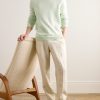 Organic Cotton and Silk-Blend Sweater - OU Organic Cotton and Silk-Blend Sweater - OU