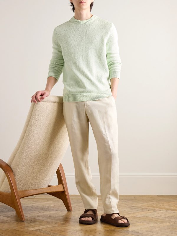 Organic Cotton and Silk-Blend Sweater - OU Organic Cotton and Silk-Blend Sweater - OU