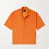 Cotton and Silk-Blend Terry Shirt Cotton and Silk-Blend Terry Shirt