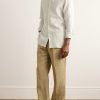 Striped Oasi Linen Shirt - OU Striped Oasi Linen Shirt - OU