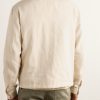 Leather-Trimmed Oasi Linen Jacket - BK Leather-Trimmed Oasi Linen Jacket - BK