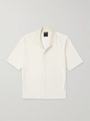 Cotton and Silk-Blend Terry Shirt Cotton and Silk-Blend Terry Shirt