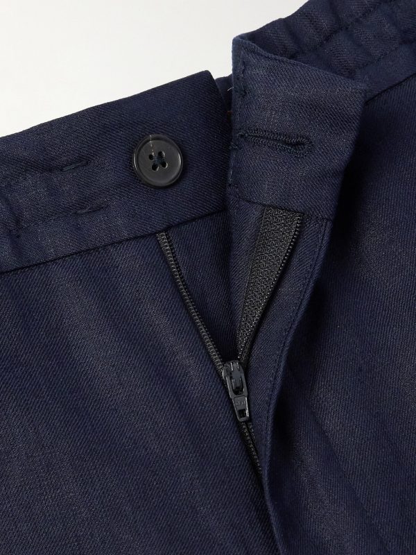 Tapered Oasi Linen Trousers - E1 Tapered Oasi Linen Trousers - E1