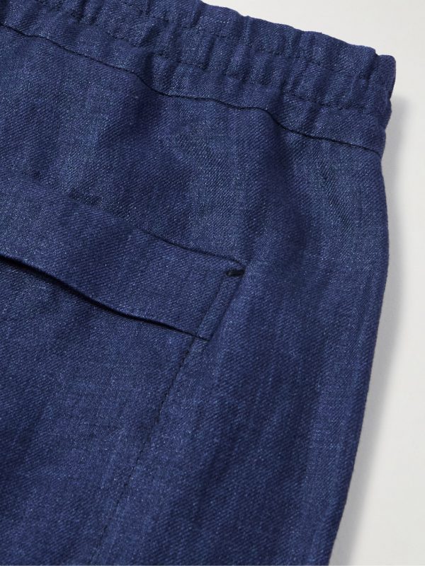 Straight-Leg Oasi Linen Shorts - CU Straight-Leg Oasi Linen Shorts - CU