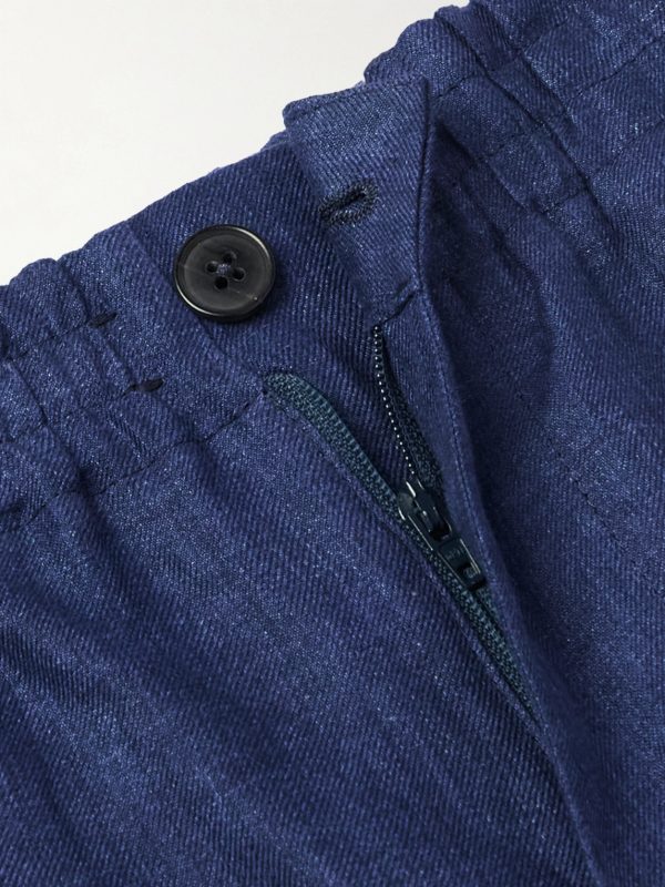 Straight-Leg Oasi Linen Shorts - E1 Straight-Leg Oasi Linen Shorts - E1