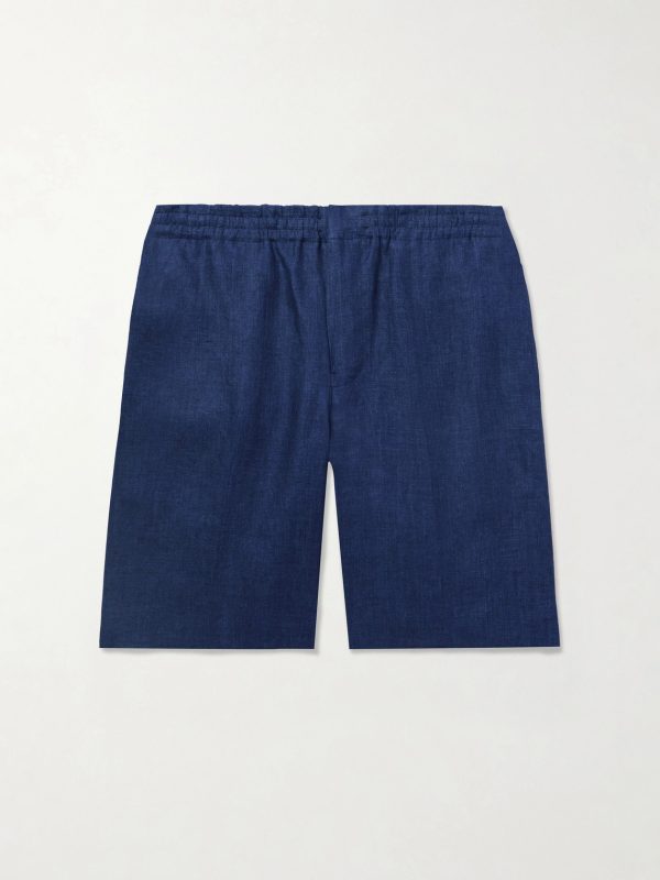 Straight-Leg Oasi Linen Shorts Straight-Leg Oasi Linen Shorts