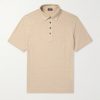Slim-Fit Linen Polo Shirt Slim-Fit Linen Polo Shirt