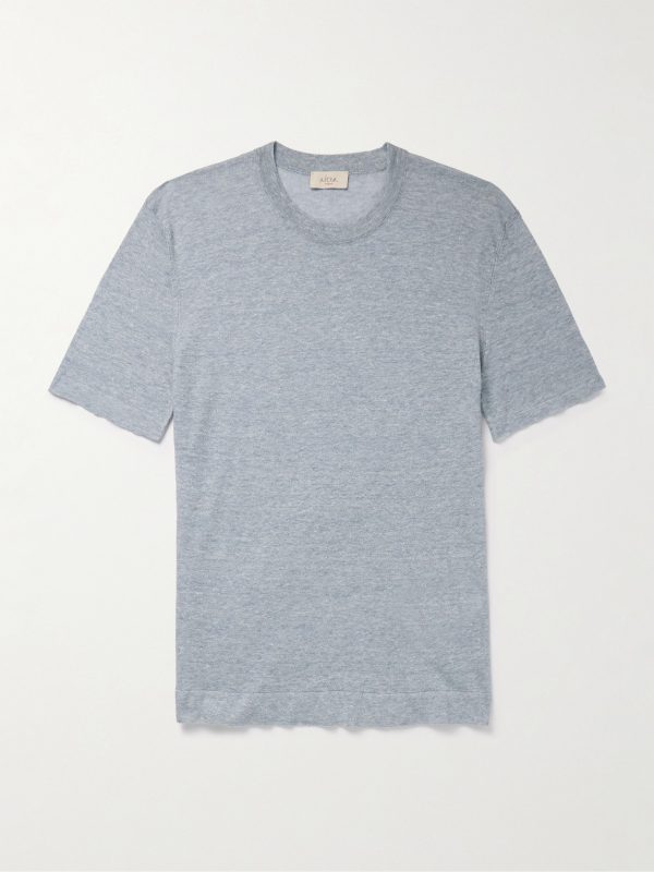 Linen and Cotton-Blend Jersey T-Shirt Linen and Cotton-Blend Jersey T-Shirt