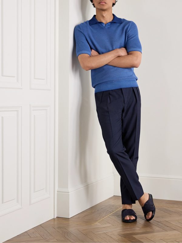 Slim-Fit Cotton-Piqué Polo Shirt - OU Slim-Fit Cotton-Piqué Polo Shirt - OU