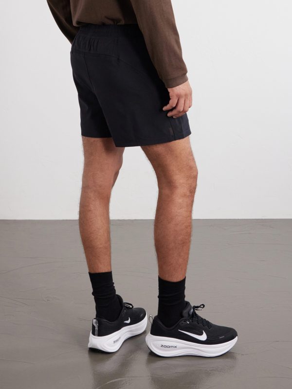 Pace Breaker Straight-Leg Layered 5'' Recycled-Swift™ Shorts - BK Pace Breaker Straight-Leg Layered 5'' Recycled-Swift™ Shorts - BK