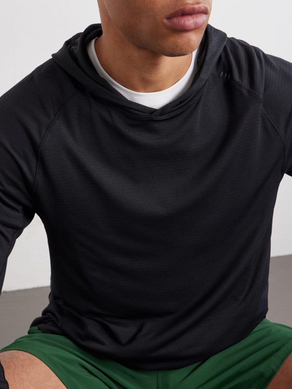 License to Train Stretch Recycled-Jersey Hoodie - CU