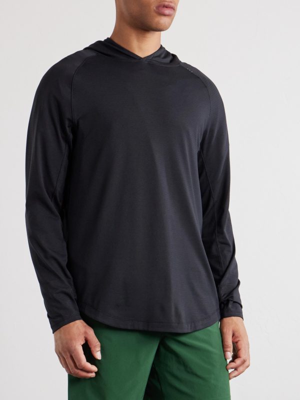 License to Train Stretch Recycled-Jersey Hoodie - FR