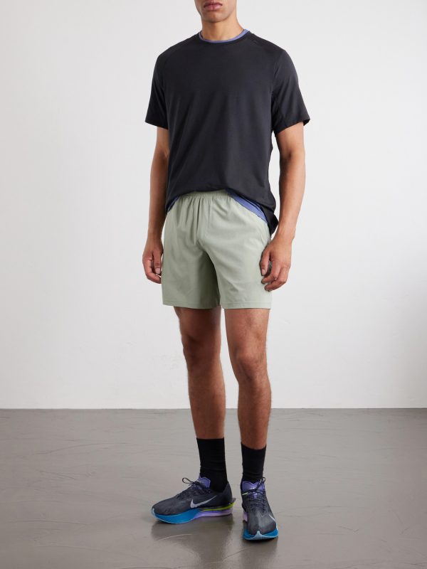 License to Train Stretch Recycled-Mesh T-Shirt - OU License to Train Stretch Recycled-Mesh T-Shirt - OU