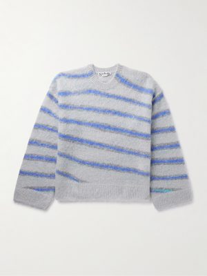 Kwatta Striped Brushed-Knit Sweater Kwatta Striped Brushed-Knit Sweater