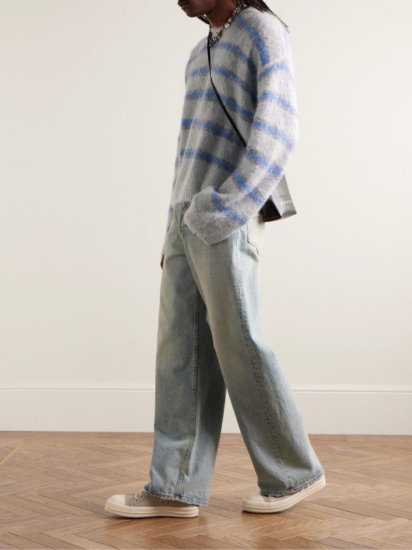 Kwatta Striped Brushed-Knit Sweater - OU