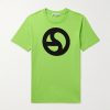 Everest Logo-Print Neon Cotton and Lyocell-Blend Jersey T-Shirt Everest Logo-Print Neon Cotton and Lyocell-Blend Jersey T-Shirt