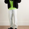 Everest Logo-Print Neon Cotton and Lyocell-Blend Jersey T-Shirt - OU Everest Logo-Print Neon Cotton and Lyocell-Blend Jersey T-Shirt - OU