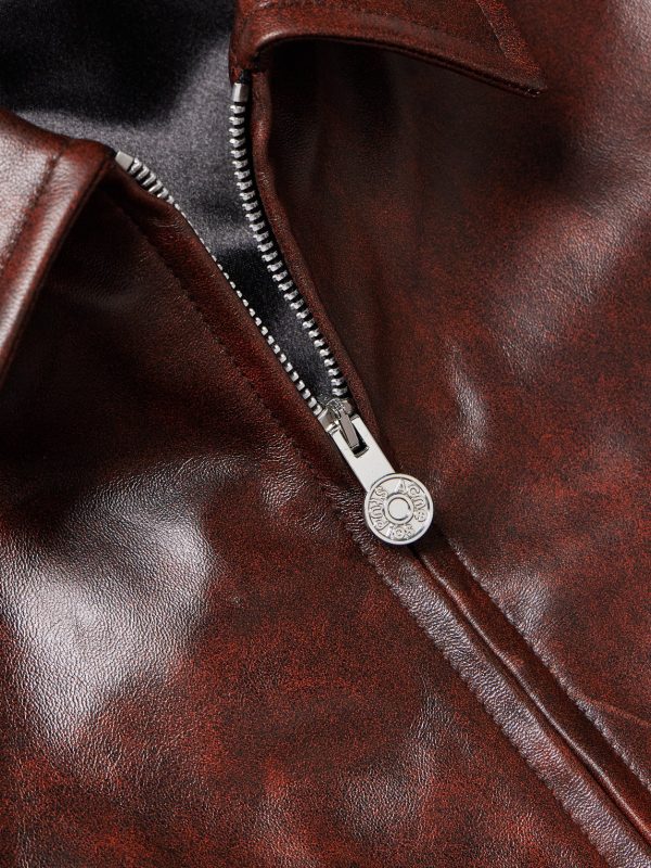 Leather Blouson Jacket - CU Leather Blouson Jacket - CU