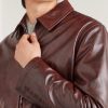 Leather Blouson Jacket - E2 Leather Blouson Jacket - E2