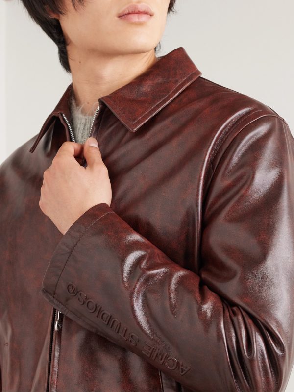 Leather Blouson Jacket - E2 Leather Blouson Jacket - E2