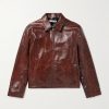 Leather Blouson Jacket Leather Blouson Jacket