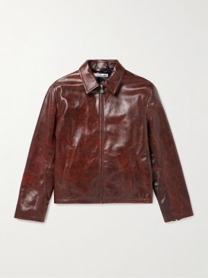 Leather Blouson Jacket Leather Blouson Jacket