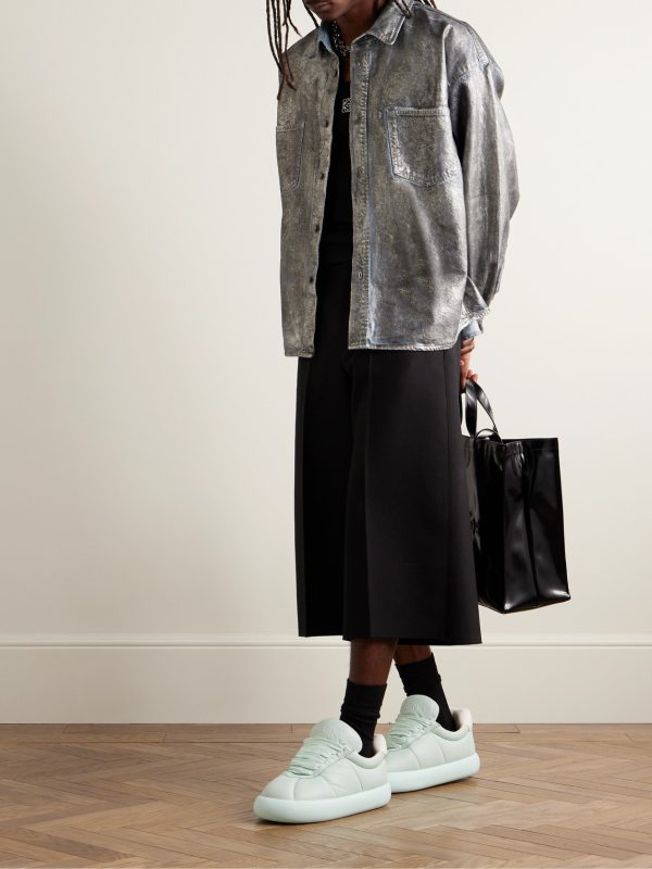 Santo Lunar Coated-Denim Shirt - OU Santo Lunar Coated-Denim Shirt - OU