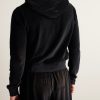 Faro Logo-Embossed Cotton-Blend Velour Hoodie - BK Faro Logo-Embossed Cotton-Blend Velour Hoodie - BK