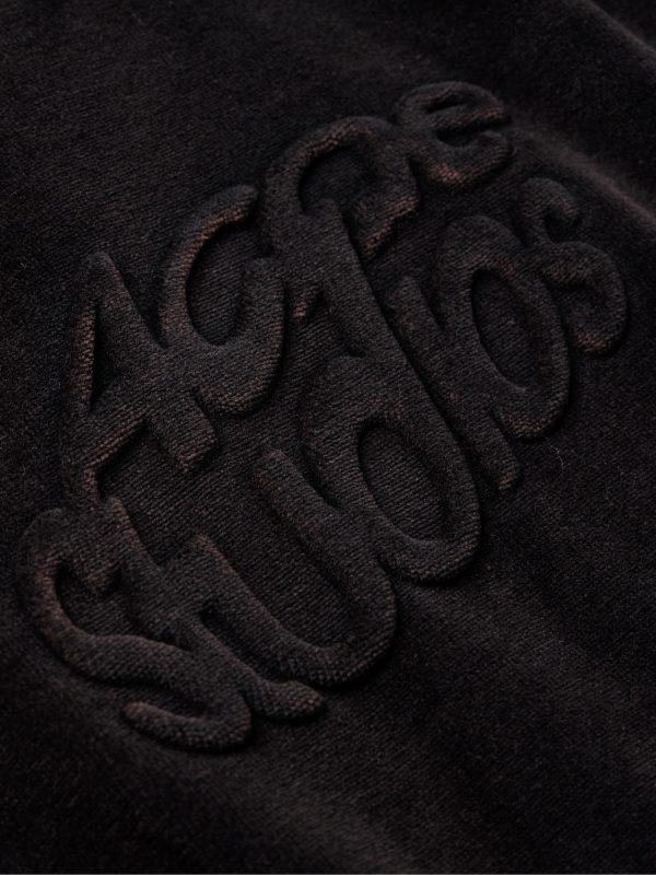 Faro Logo-Embossed Cotton-Blend Velour Hoodie - CU Faro Logo-Embossed Cotton-Blend Velour Hoodie - CU