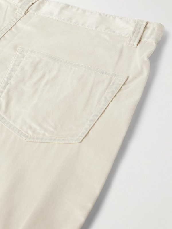 Pondrey Logo-Appliquéd Faux Suede Cargo Pants - CU
