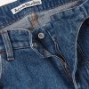 Straight-Leg Panelled Embroidered Padded Jeans - E1 Straight-Leg Panelled Embroidered Padded Jeans - E1
