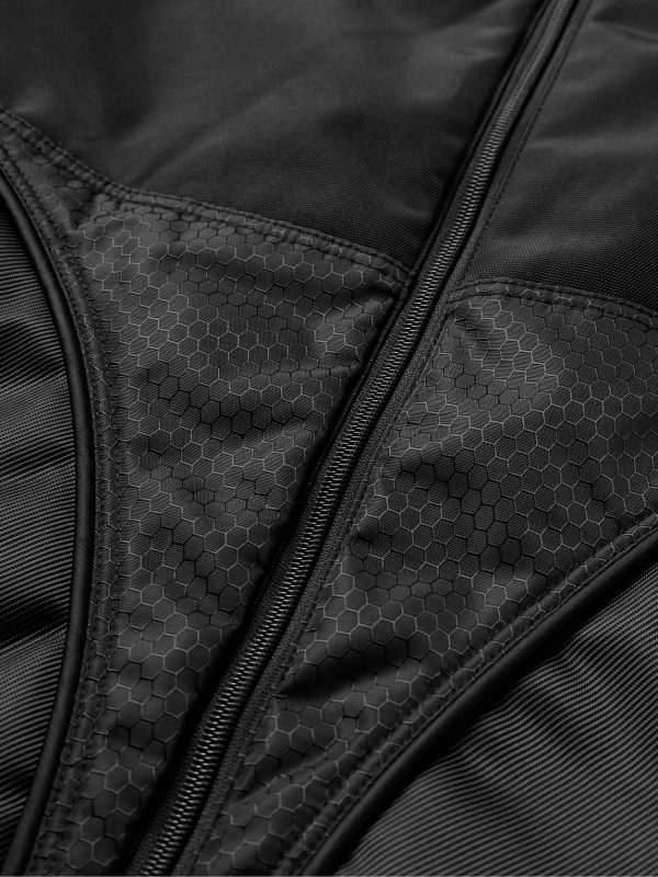 Panelled Padded Drill and Canvas Jacket - CU