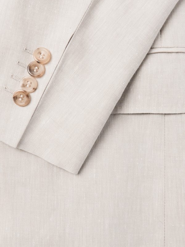 Kei Slim-Fit Linen and Wool-Blend Suit Jacket - CU