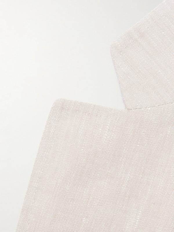 Kei Slim-Fit Linen and Wool-Blend Suit Jacket - E1