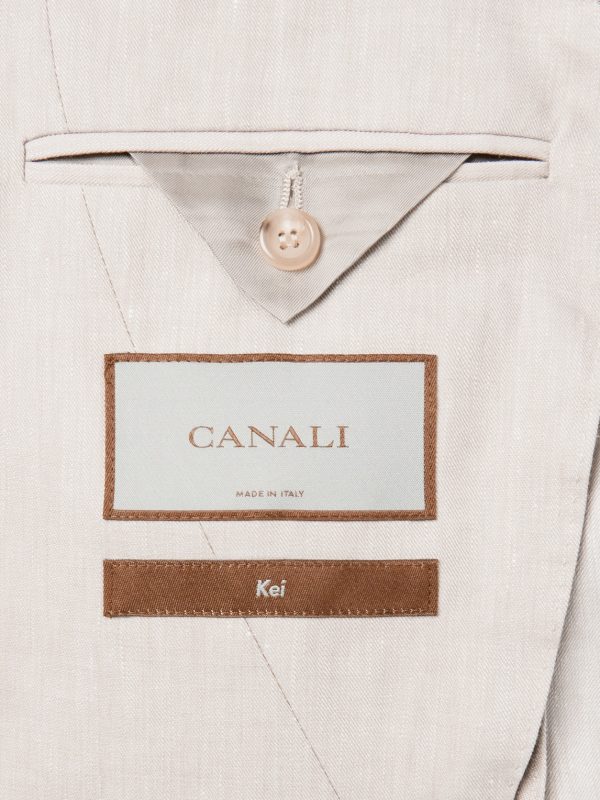 Kei Slim-Fit Linen and Wool-Blend Suit Jacket - E2