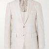 Kei Slim-Fit Linen and Wool-Blend Suit Jacket