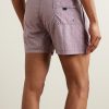 Straight-Leg Mid-Length Printed Shell Swim Shorts - BK Straight-Leg Mid-Length Printed Shell Swim Shorts - BK