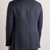 Slim-Fit Linen and Silk-Blend Blazer - BK Slim-Fit Linen and Silk-Blend Blazer - BK