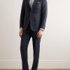 Slim-Fit Linen and Silk-Blend Blazer - OU Slim-Fit Linen and Silk-Blend Blazer - OU