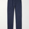 Slim-Fit Garment-Dyed Stretch Lyocell and Cotton-Blend Twill Trousers Slim-Fit Garment-Dyed Stretch Lyocell and Cotton-Blend Twill Trousers