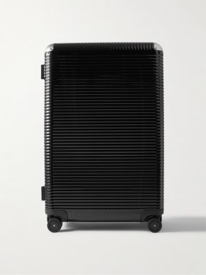 Bank Spinner 76cm Leather-Trimmed Polycarbonate and Aluminium Suitcase