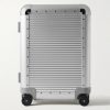 Bank Spinner 55cm Rubber-Trimmed Aluminium Suitcase