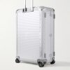 Bank Spinner 76cm Rubber-Trimmed Aluminium Suitcase - BK Bank Spinner 76cm Rubber-Trimmed Aluminium Suitcase - BK